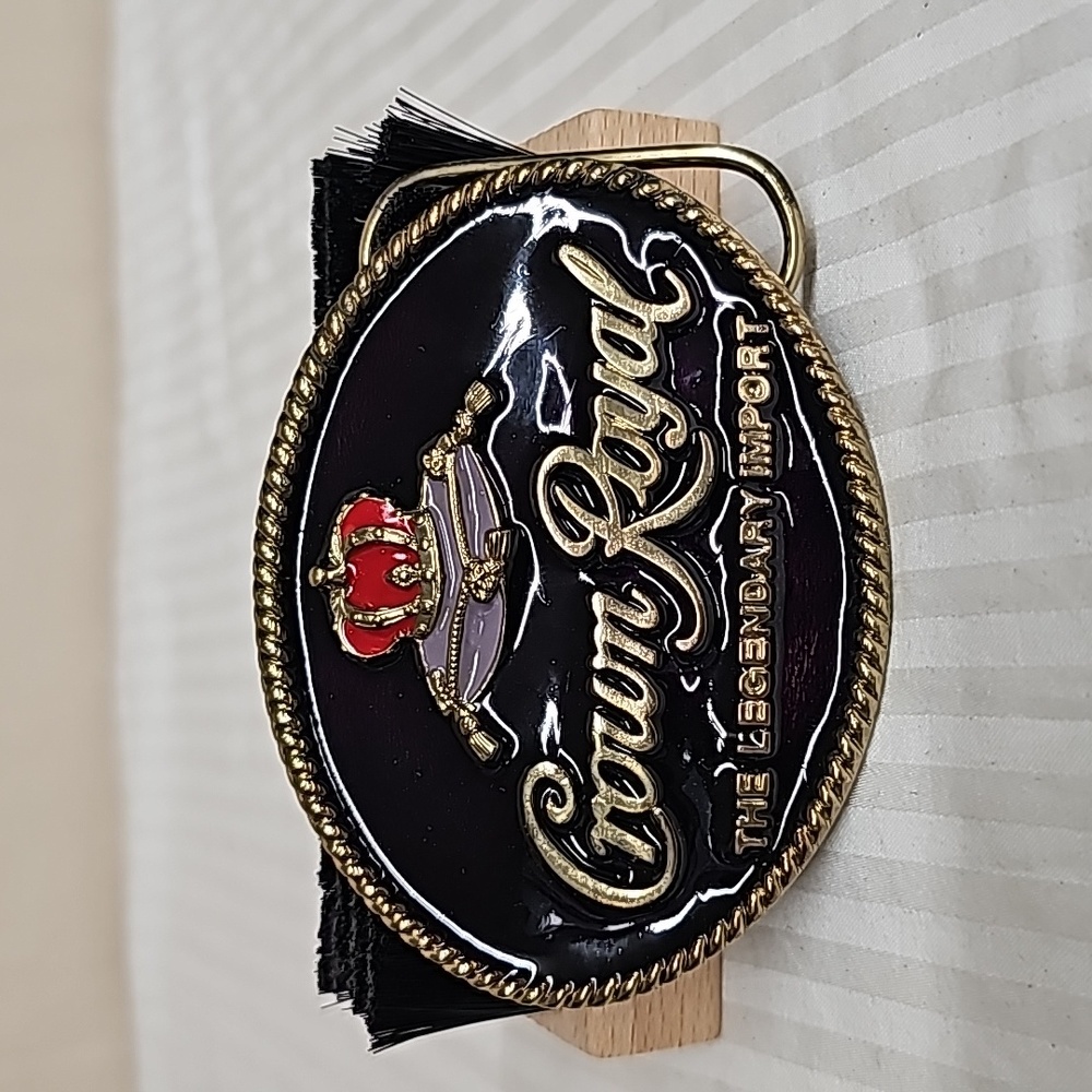 Black and Gold Belt Buckle